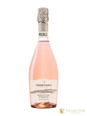Terre Forti Rose Extra Dry – sparkling Rosé, Ý, 750ml