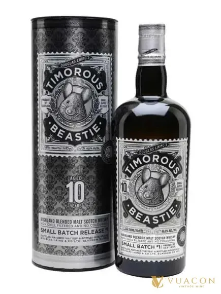 Timorous Beastie 10 năm – blended Scotch, Highland, Scotland, 700ml