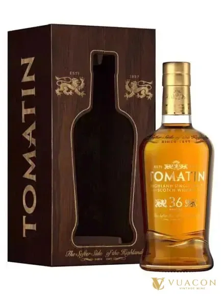 Tomatin 36 năm – single Malt Scotch, Highland, Scotland, 700ml