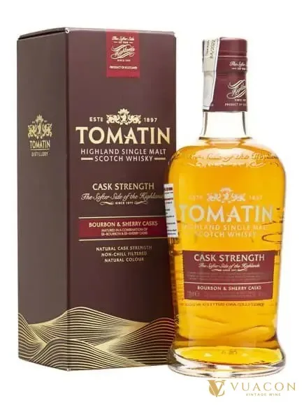 Tomatin Cask Strength – Highland, Scotland, 700ml