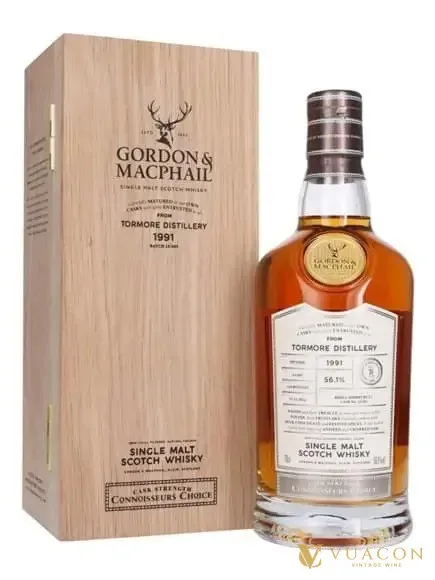 Tormore 1991 – 31 năm Gordon & MacPhail – cask Strength, Speyside, Scotland, 700ml