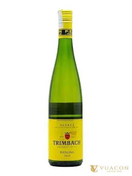 Chai vang Riesling vùng Alsace