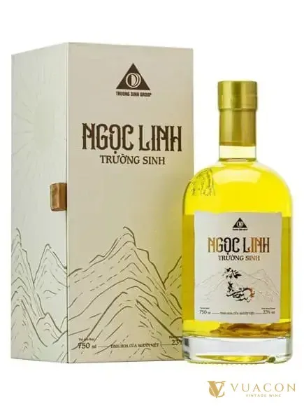 Truong Sinh (White) Rượu sâm Ngọc linh – Việt Nam, 750ml