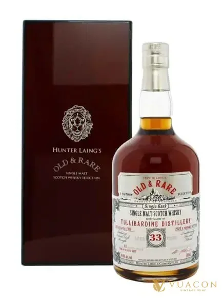 Tullibardine 1989 – 33 năm Old And Rare – cask Strength, Highland, Scotland, 700ml