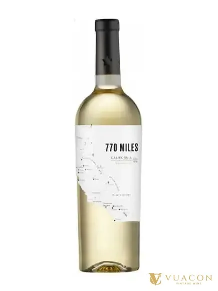Vang 770 Miles Chardonnay – Hoa Kỳ, 750ml