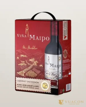 Vang bịch Concha y Toro VINA MAIPO Cabernet Sauvignon 3L – chai chính hãng tại Vua Cồn