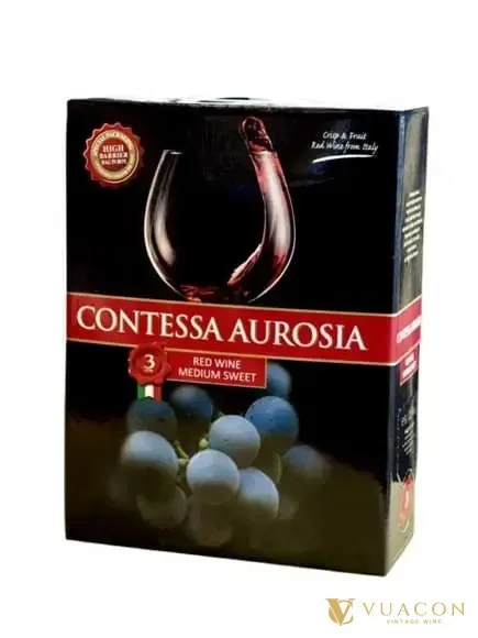 Vang bịch Contessa Aurosia – Ý, 3000ml