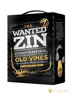 Vang bịch The Wanted Zin Zinfandel – Puglia, Ý, 3000ml