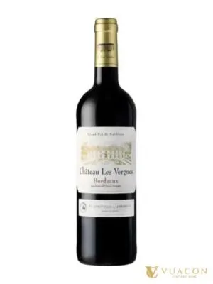 Vang Chateau Les Vergnes – Bordeaux, Pháp, 750ml