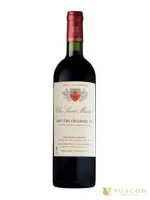 Vang Clos Saint Martial – Bordeaux, Pháp, 750ml
