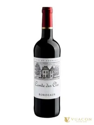 Vang Comte Des Clos Bordeaux – Pháp, 750ml