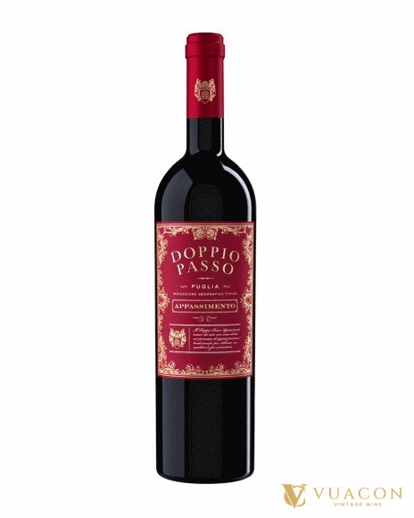 Vang Doppio Passo Appassimento Red Blend, vang nho phơi kiểu Amarone