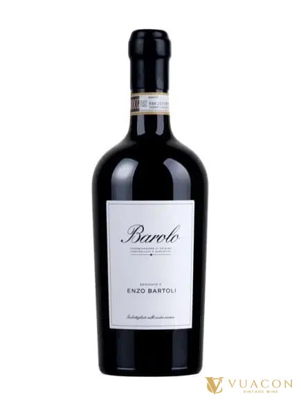 Chai vang Barolo làm từ nho Nebbiolo vùng Piedmont