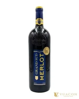 Vang Grand Sud Merlot – Pháp, 1L