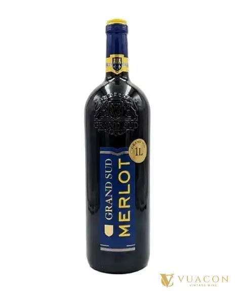 Vang Grand Sud Merlot – Pháp, 1L