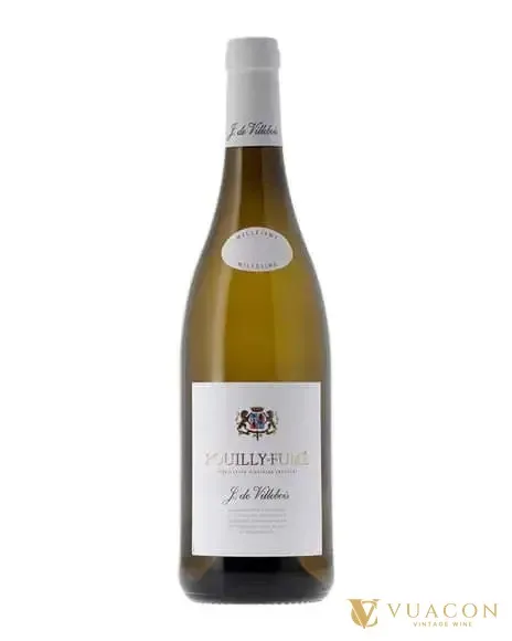 Vang J de Villebois Sauvignon Blanc Pouilly-Fume – Loire Valley, Pháp, 750ml