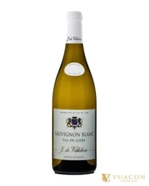 Vang J. de Villebois Sauvignon Blanc Val de Loire – Loire Valley, Pháp, 750ml