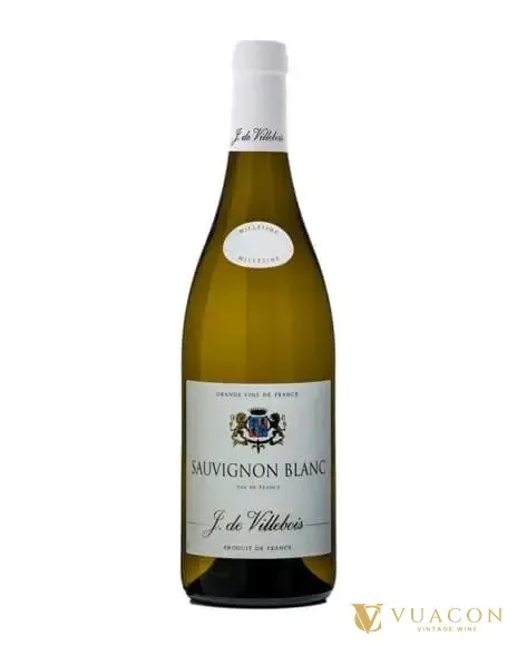 Vang J. de Villebois Sauvignon Blanc – Pháp, 750ml