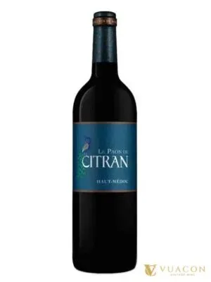 Vang Le Paon de Citran Haut-Medoc – Bordeaux, Pháp, 750ml