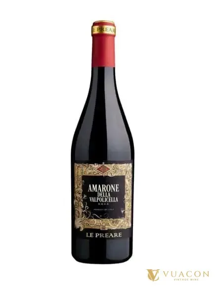 Vang Le Preare Amarone Della Valpolicella – Ý, 750ml