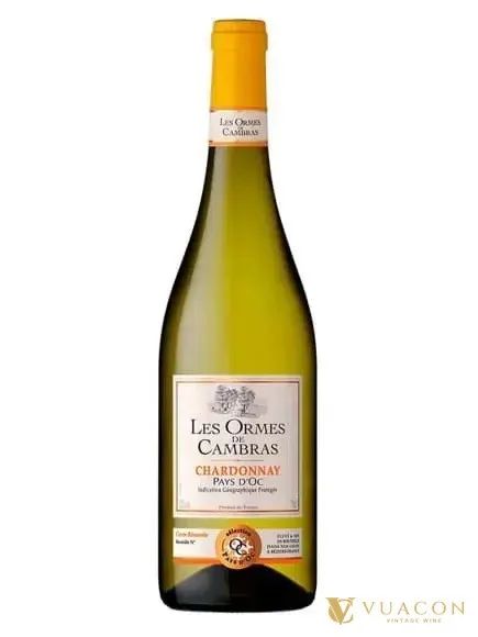 Vang Les Ormes de Cambras Chardonnay – Pháp, 750ml