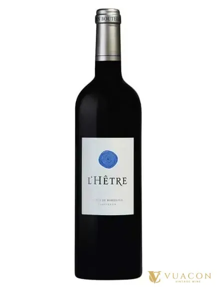 Vang L’Hetre Castillon Cotes de Bordeaux – Pháp, 750ml