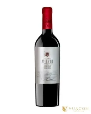 Vang Mileto Crianza Tempranillo – Rioja, Tây Ban Nha, 750ml