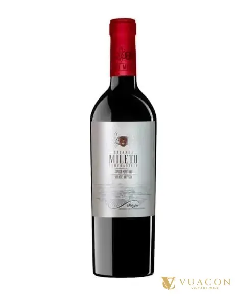Vang Mileto Crianza Tempranillo – Rioja, Tây Ban Nha, 750ml