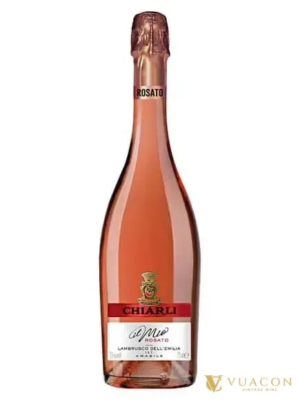 Vang nổ Il Mio Chiarli Lambrusco Rosato dell’Emilia – sparkling Rosé, Emilia-Romagna, Ý, 750ml