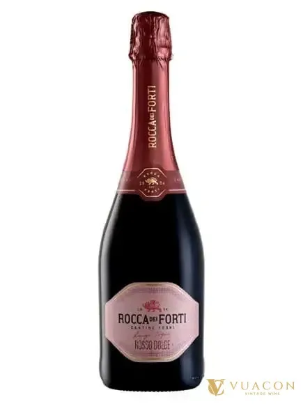 Vang nổ Rocca Dei Forti Rosso Dolce – sparkling Sweet, Ý, 750ml