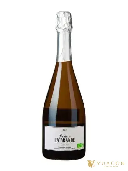 Vang Perle de la Brande Cremant de Bordeaux – sparkling Brut, Pháp, 750ml