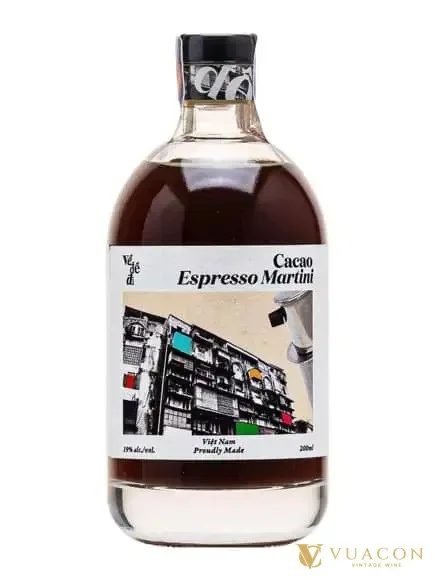 Ve De Di Cacao Espresso Martini 200ml Cocktail pha sẵn – Việt Nam