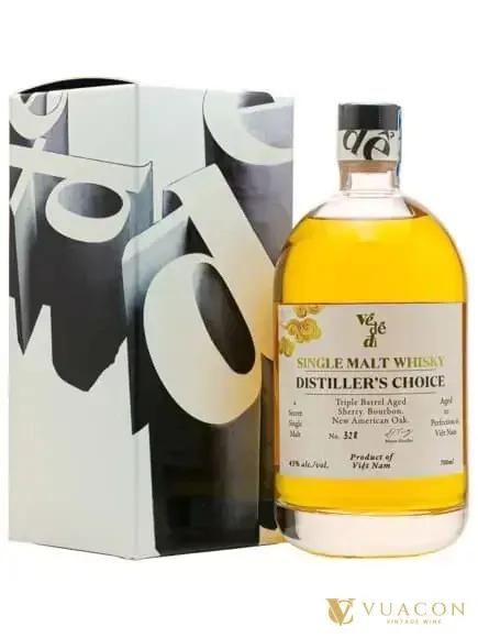 Ve De Di Distiller’s Choice – Single malt Whisky – Việt Nam, 700ml