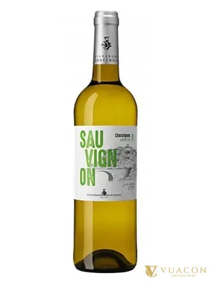 Vignerons Ardechois Les Classiques Sauvignon Blanc – Pháp, 750ml