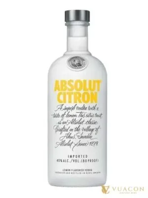 Vodka Absolut Citron – Thụy Điển, 750ml