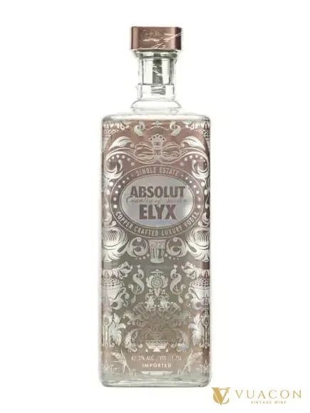 Vodka Absolut Elyx 1.75L – Thụy Điển, 1750ml