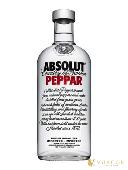Chai Absolut Peppar hương tiêu