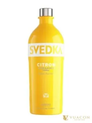 Vodka Svedka Citron – vodka mùi, Thụy Điển, 700ml