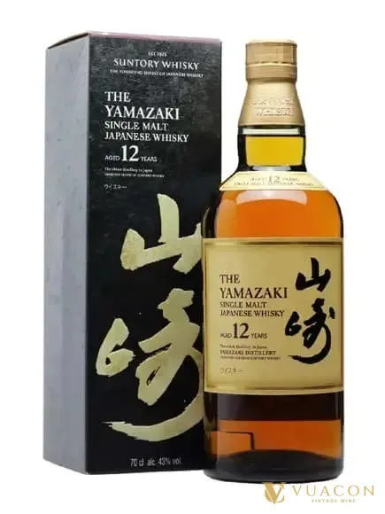 Yamazaki 12 năm Japanese Single Malt Whisky – single Malt Whisky Nhật, Nhật Bản, 700ml