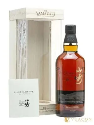 Yamazaki 18 năm Limited Japanese Single Malt Whisky – phiên bản giới hạn, Nhật Bản, 700ml