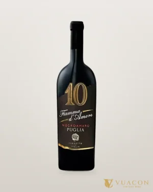 10 Fiamma D’Amore Negroamaro – chai chính hãng tại Vua Cồn
