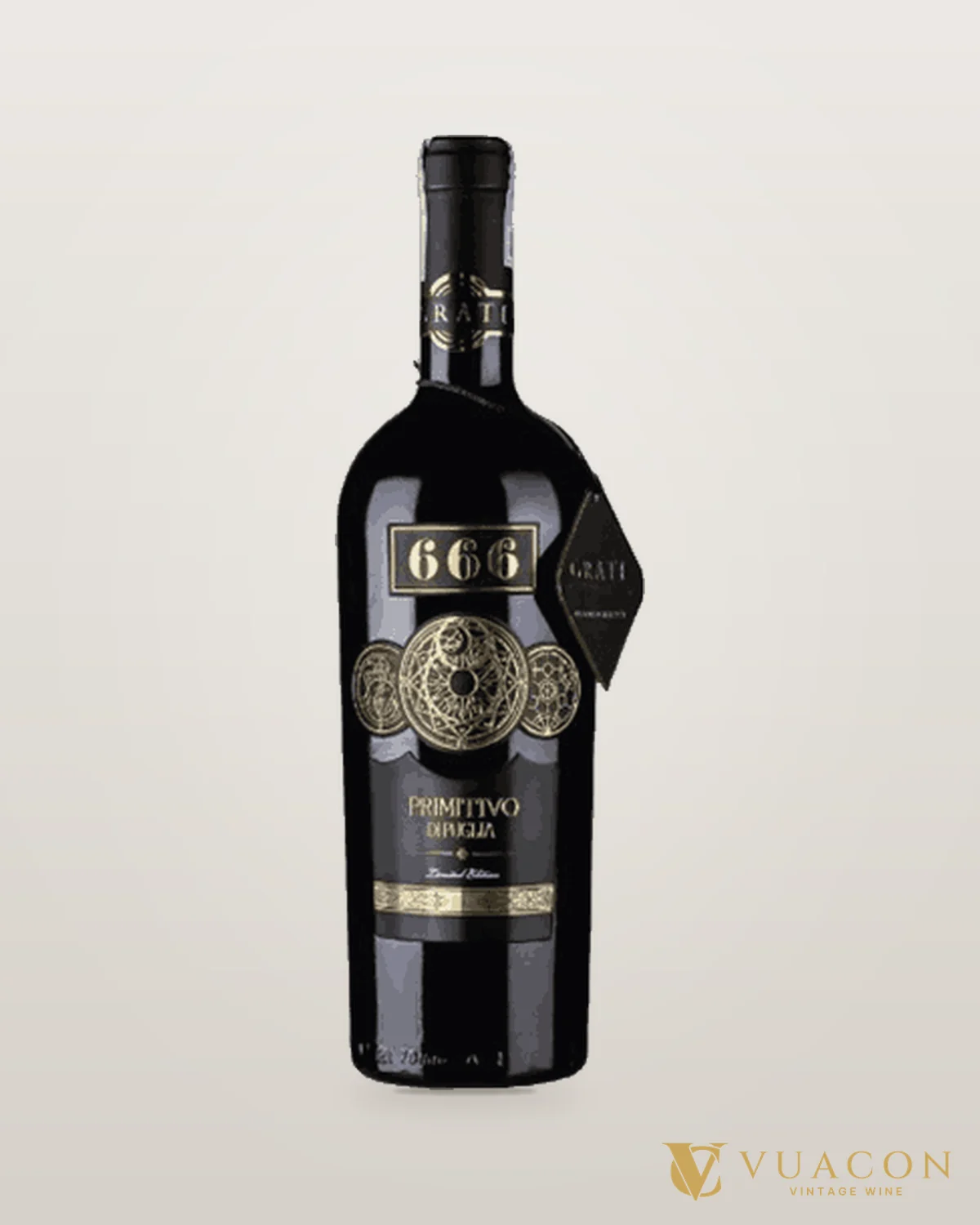 666 Primitivo di Puglia – chai chính hãng tại Vua Cồn