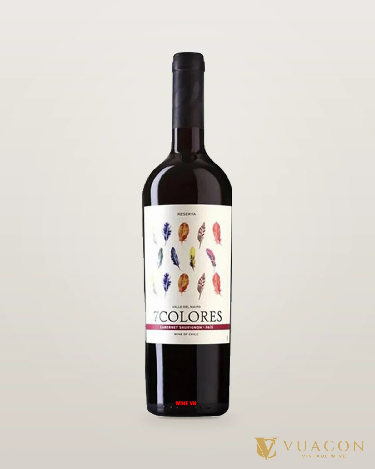 7Colores Reserva Cabernet Sauvignon – Pais – chai chính hãng tại Vua Cồn