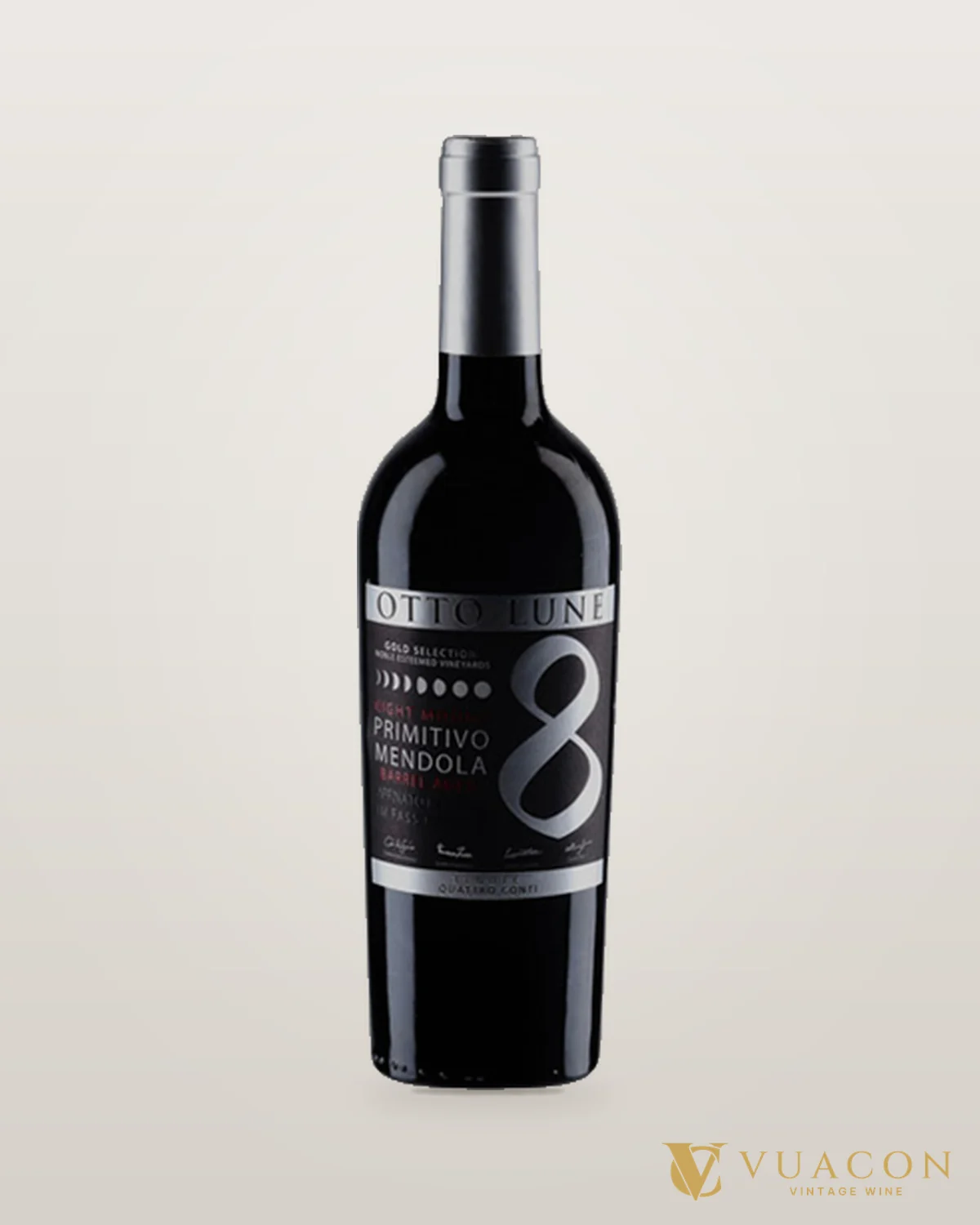 8 Otto Lune Primitivo Mendola – chai chính hãng tại Vua Cồn