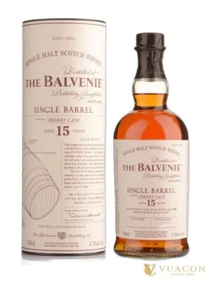 Balvenie 15 năm – Single Barrel Sherry Cask – single Malt Scotch, Speyside, Scotland, 700ml