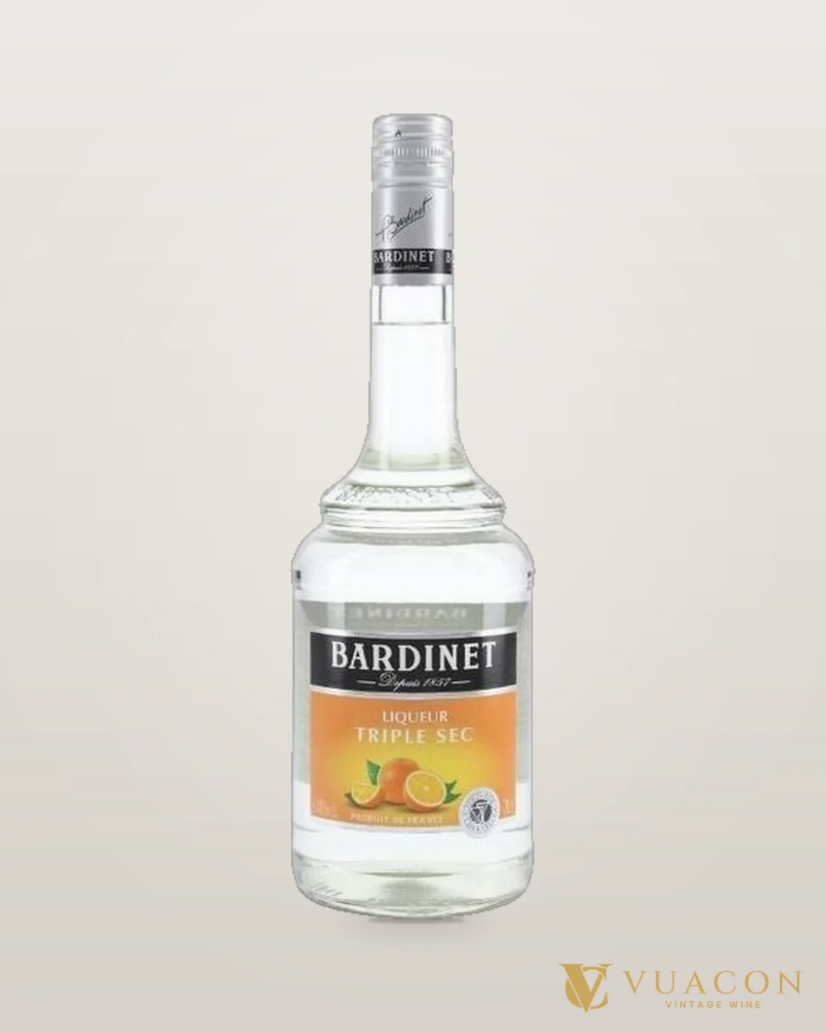 Bardinet Triple Sec – chai chính hãng tại Vua Cồn