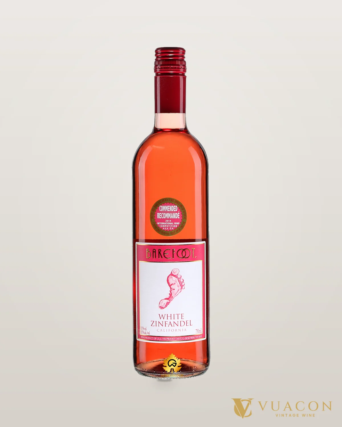 Barefoot White Zinfandel – chai chính hãng tại Vua Cồn