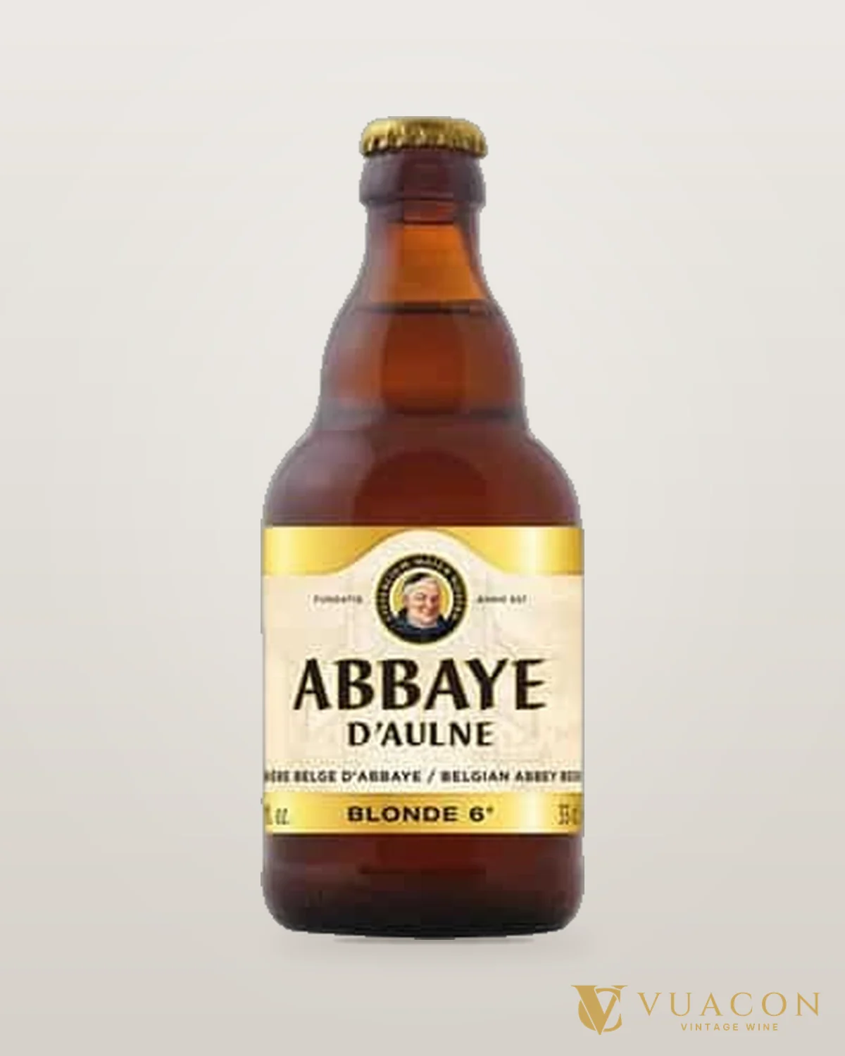 Bỉ Abbaye D’aulne Blonde Ale – chai chính hãng tại Vua Cồn