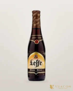 Bỉ Leffe Bruin Màu Đen (chai) – chai chính hãng tại Vua Cồn