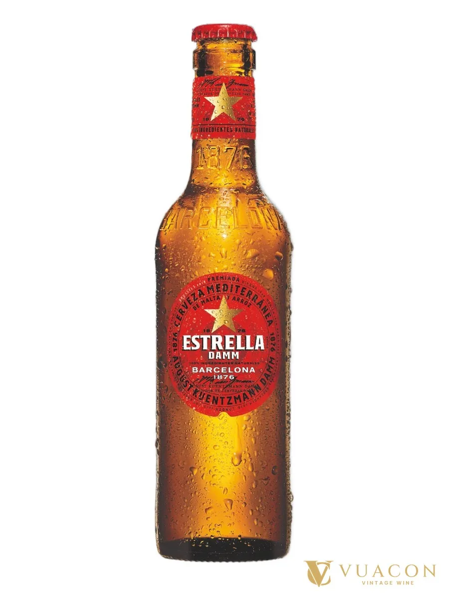 Bia Estrella Damm 330ml – Tây Ban Nha
